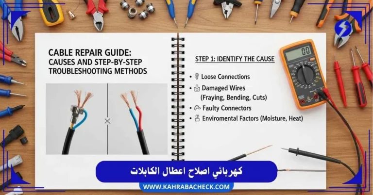 اصلاح اعطال الكابلات